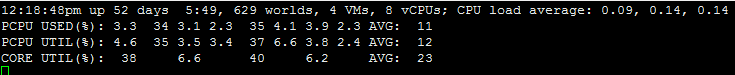 esxtop sample output CPU panel header